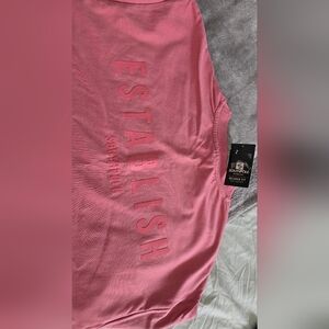 South Pole Pink Tee with Graphic Text